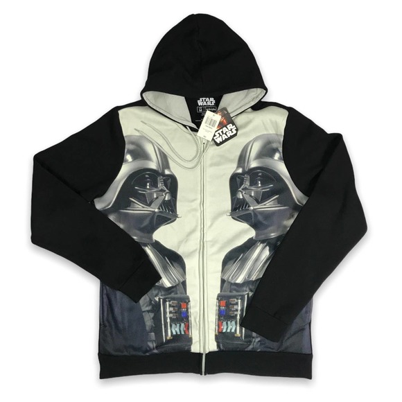NEW Disney STar Wars Darth Vader Zip up hoodie